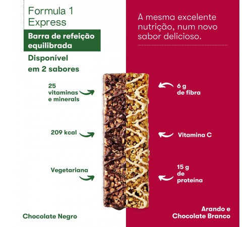 Barras Fórmula 1 Express 7 x 56 g